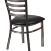 8316-CC-Metal-Clear-Coat-Ladderback-Dining-Chair-Black-Vinyl-Padded-Seat-Rear-Angle-View.png